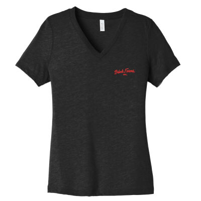 BC6415 - Women's Relaxed Heather CVC V Neck Tee Thumbnail